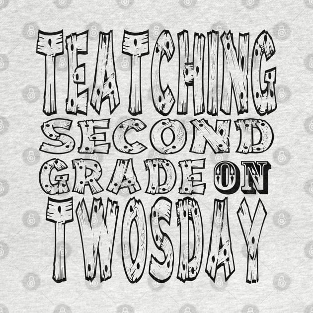 Teaching second grade on twosday 2s day by Top Art